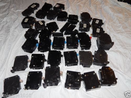 HUGE LOT OF CIRCUIT BREAKERS ASSORTED