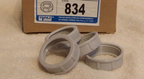 Box of 25 -  1 1/4&#034; Insulating Plastic Bushing By Topaz # 834