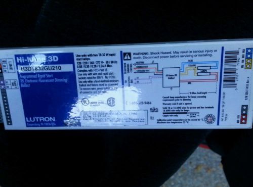 Lutron Dimming Ballast - H3DT832GU210