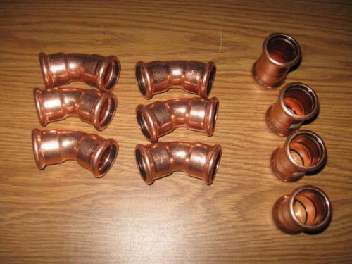 Elkhart Xpress 1&#034; Fittings Six (6) 45 Elbows, Four (4) Couplings