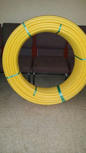 JM EAGLE D2513 GAS PIPE TUBING 1&#034;  UAC 2000 YELLOW 100 FT