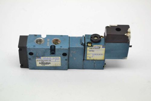 MAC 811C-PM-616AA-152 25-150PSI 8.5W 24V-DC 1/4 IN NPT SOLENOID VALVE B379624