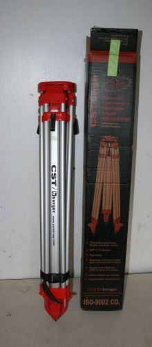 Unused in box cst/burger universal contractors aluminum tripod #60-alqci20 for sale