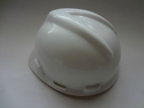 Construction hard hat white, one size fits all, never used. for sale