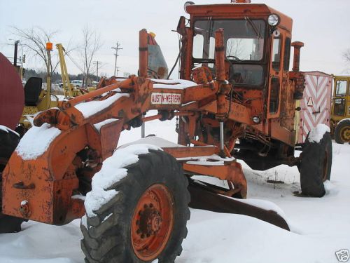 Motor grader austin western 4x4 detriot diesel snowplow for sale