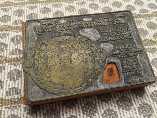 VINTAGE LETTERPRESS | TRUFFLES CHOCOLATIER GODIVA AD EDINA MN | PRINT BLOCK