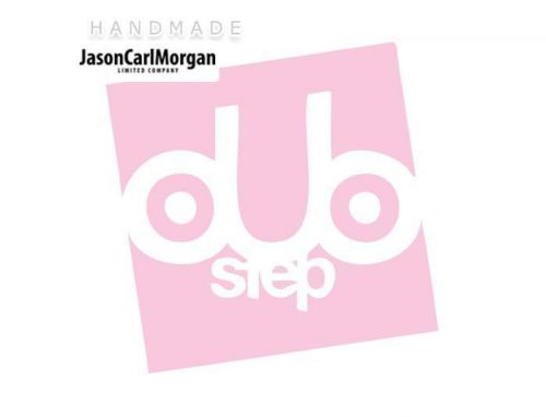 JCM® Iron On Applique Decal, Dubstep Soft Pink