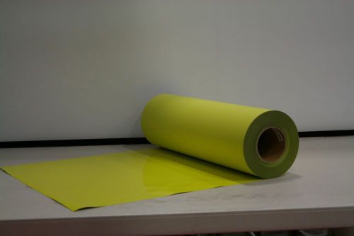 Stahls&#039; clearance - heat transfer vinyl - lemon yellow - 20&#034; x 50 yards for sale