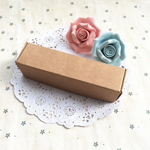 10pc Mini Kraft Paper Box 123mm*32mm*30mm Gifts Box Lipstick Christmas New Years