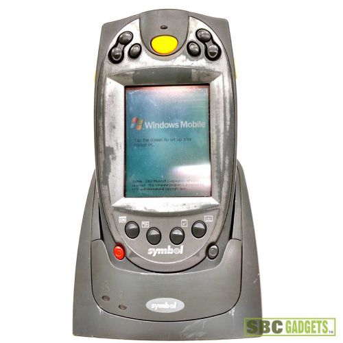 Symbol pocket pc barcode scanner with docking station for sale