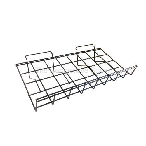 15&#034; X 24&#034; Slatwall Slant Shelf With Front Lip 3 Pcs Chrome -Fits All Slat Panels