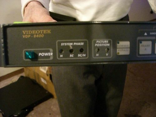 VIDEOTEK VDP-8400 Frame/Store Synchronizer