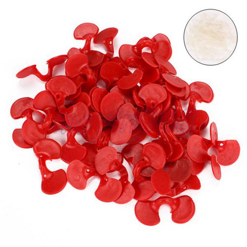 50 Pcs Red Plastic Chicken Eyes Glasses Avoid Hen Peck Each Other Chicken Farm