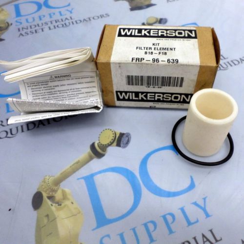 WILKERSON FRP-96-639 B18-F18 FILTER ELEMENT KIT, NIB