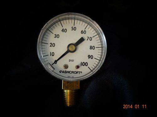 ASHCROFT PRESSURE GAUGE 20W 1005 H 02L 100#  2&#034; 662876000968