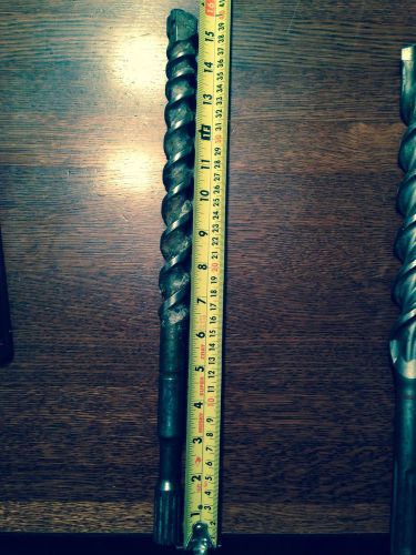 Ansi 1&#034; Drill bit 15&#034; long Hammer Drill Bit Masonry Concrete