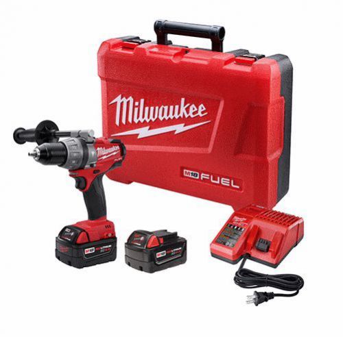 MILWAUKEE 2604-22 M18 Heavy Duty FUEL 1/2&#034; Hammer Drill/Driver Kit Ind. Grade