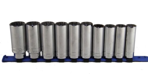 Wright 1/2&#034; Chrome Socket Set 10 pieces