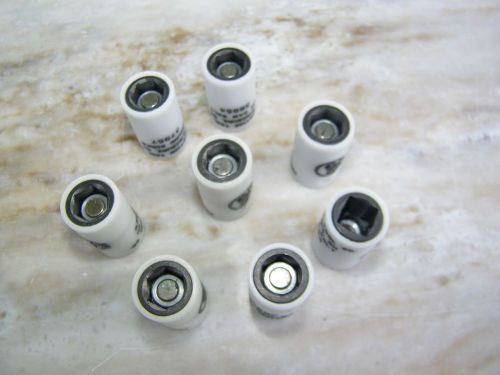 8-PCS - PRODUCTION TOOL CO .AUTOMOTIVE -  NO MAR SOCKETS - 10MM x 3/8, NEW  USA