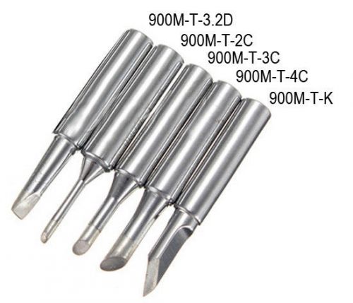 5 pcs 4mm jack Soldering Iron Tips for Hak ko 900M-T-K T-2C T-3C T-4C T-3.2D