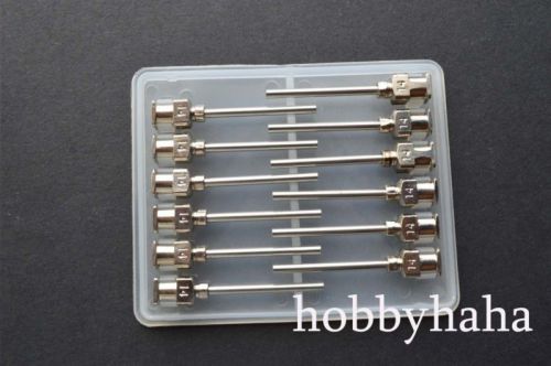 24pcs  1&#034;  14Gauge Blunt stainless steel dispensing syringe needle tips