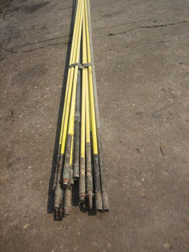 30 FIBERGLASS 10 FT HAND DUCT RODS