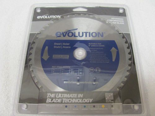 EVOLUTION TCT 9&#034; STEEL-CUTTING SAW BLADE