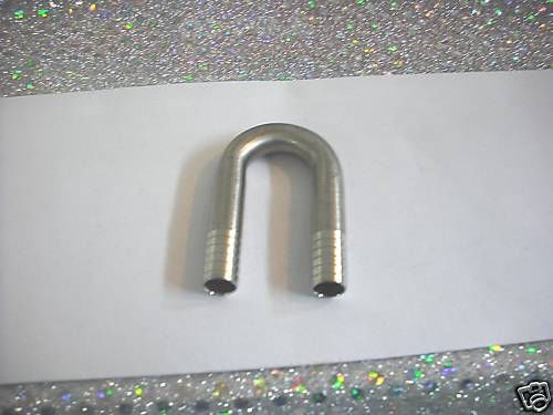 Stainless Fitting U-BEND 3/8&#034; Barb Small Radius