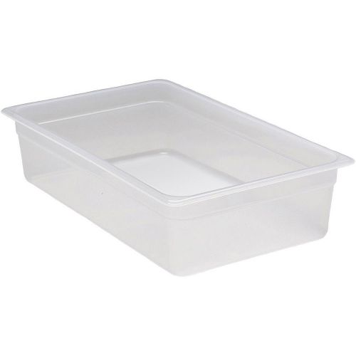 CAMBRO 1/1 GN FOOD PAN, 4&#034; DEEP, 6PK TRANSLUCENT 14PP-190