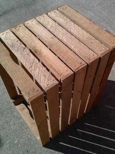 20 Amish made solid oak crates