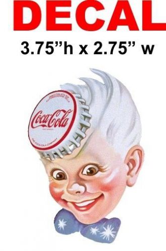 Vintage Style  Coke Coca Cola Sprite Boy  Decal / Sticker - Very Nice
