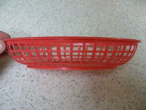 lot- 8 PLASTIC FOOD SERVICE BASKETS-9 INCH