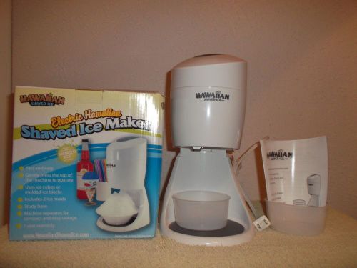 Electric Hawaiian Shaved Ice Maker Model #S900A  *** Brand New In Box