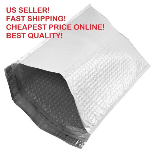 50 #6 poly bubble mailers padded envelopes white  12.5x19 quick shipping for sale