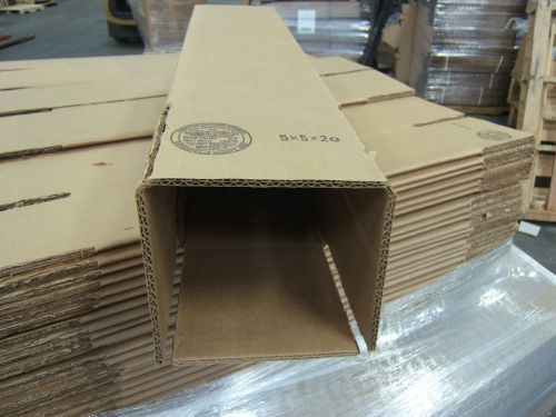 5X5X20 RSC CORRUGATED/SHIPPING BOX (25)