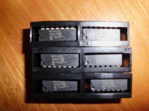 MCP4231 103E/P Digital Potentiometer 10K NOS (pack of six)