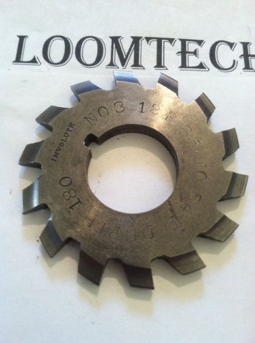 USED INVOLUTE GEAR CUTTER #3 12P 35-54T 1&#034;bore Brown And Sharpe