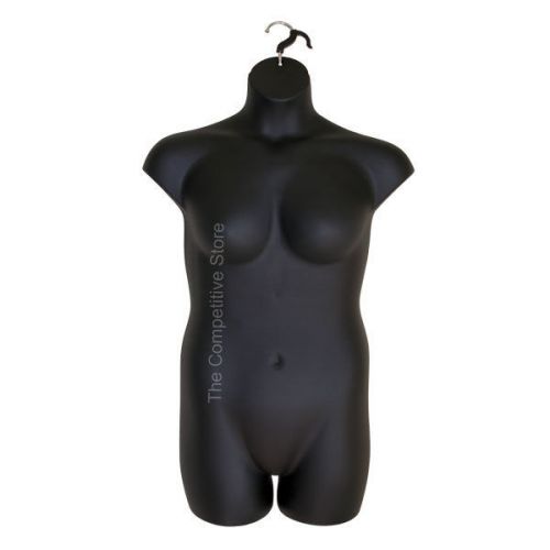 Black Female Plus Size Dress Mannequin Form Manikin Great To Display 1x-2x Sizes