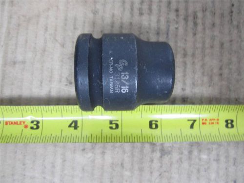 GREY PNEUMATIC 3126R 3/4&#034; DRIVE 13/16&#034; IMPACT SOCKET 12 POINT MECHANICS TOOL