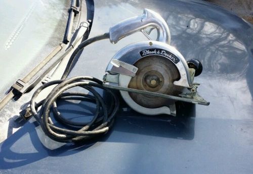 Vintage 1956  Black &amp; Decker No. 73 AC-DC 8 1/4&#034; Circular Saw 4700 RPM