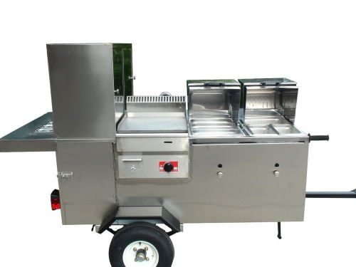 2014 ben&#039;s carts king kiosk hot dog cart with all options bbq grill, flat top. for sale