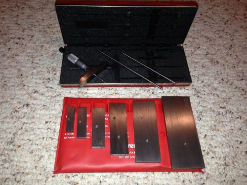 Starrett 0-3 Depth Mic &amp; Starrett Adjustable Parallels