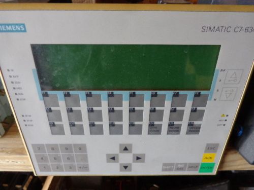 SIEMENS 63S7 634-1DF02-0AE3  C7-634/P INTEGRATED CONTROL PANEL