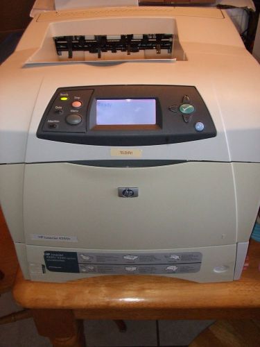 HP LaserJet 4250n Network Laser Printer Low Pages Q5401A With Toner &amp; AC Cord