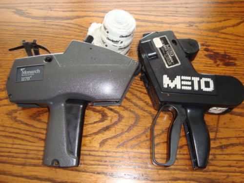 PAIR OF RETAIL LABEL GUNS METO AND