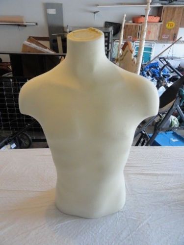 Male Torso Bust/Dress Form 29&#034; Tall