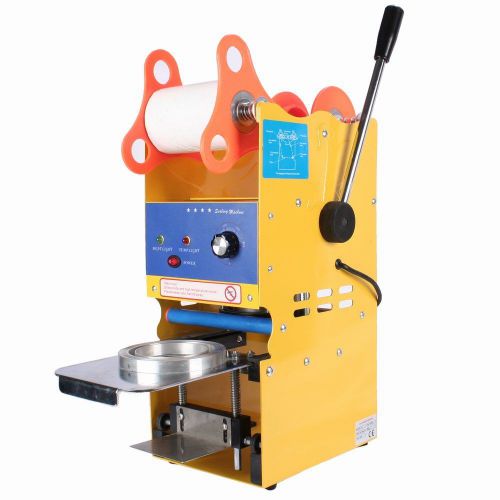 Cup sealing machine beverage milk steel structure bubble tea terrific value for sale