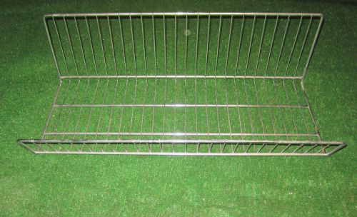 CHROME WIRE SHELF/BIN DISPLAY BASKET 29&#034;