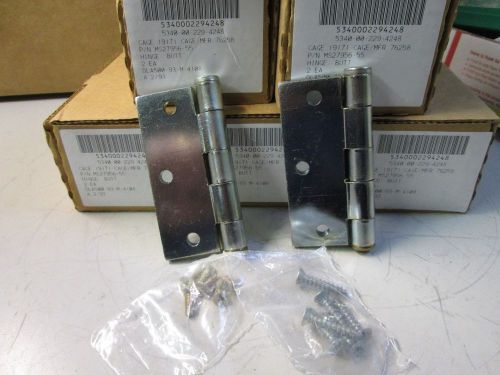 Hinge, butt 3 1/2 in qty12 p/n ms27956-55 b1615 for sale