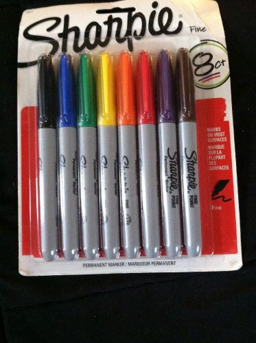 Sharpie Fine Markers 8Ct New